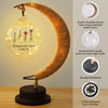 A Family’s Love Helps Every Girl Become A Flower - Family Personalized Custom Moon Lamp Light - Gift For Mom, Daughter