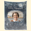 Custom Photo Until I See You Again - Memorial Personalized Custom Blanket - Sympathy Gift For Family Members