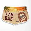 Lost In The Sunshine, Found In Each Other - Funny Personalized Custom Tropical Hawaiian Aloha Couple Beach Shorts - Summer Vacation Gift, Birthday Party Gift For Husband Wife, Anniversary