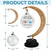 A Mother And Daughter’s Bond Knows No Distance - Family Personalized Custom Moon Lamp Light - Gift For Mom, Daughter