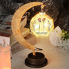 Double The Trouble, Twice The Fun - Bestie Personalized Custom Moon Lamp Light - Gift For Best Friends, BFF, Sisters