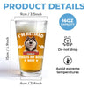 This Is My Boss Now - Dog Personalized Custom Beer Glass - Appreciation, Retirement Gift For Coworkers, Work Friends, Colleagues, Pet Owners, Pet Lovers