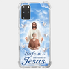 Custom Photo Beautiful As A Bright Shining Star - Memorial Personalized Custom Clear Phone Case - Sympathy Gift For Family Members