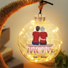 Like Mother Like Daughter - Family Personalized Custom Moon Lamp Light - Gift For Mom, Daughter
