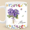 Mom, My First And Forever Love - Family Personalized Custom 3D Inflated Effect Printed Mug - Mother's Day Gift For Mom, Grandma