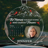 Custom Photo Your Love Lives On In Us - Memorial Personalized Custom Car Ornament - Acrylic Custom Shaped - Sympathy Gift For Family Members