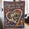 Custom Photo In Our Hearts, Your Love Still Shines - Memorial Personalized Custom Blanket - Sympathy Gift For Pet Owners, Pet Lovers