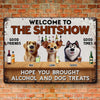 Welcome To My Station - Dog Personalized Custom Home Decor Metal Sign - House Warming Gift For Pet Owners, Pet Lovers