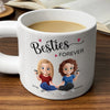 We Will Be Friends Until We're Old And Senile - Bestie Personalized Custom Chunky Mug - Gift For Best Friends, BFF, Sisters