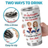 A Mother’s Love Comes Full Circle - Family Personalized Custom 3D Inflated Effect Printed Tumbler - Mother's Day, Gift For Mom, Daughter