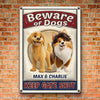 Dogs Are My Favorite People - Dog Personalized Custom 3D Inflated Effect Printed Home Decor Metal Sign - House Warming Gift For Pet Owners, Pet Lovers
