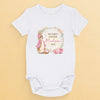 Bunny Kisses & Springtime Wishes - Family Personalized Custom Baby Onesie - Easter Gift For Baby Kids, Newborn Baby