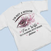 I'm A Wife To A Husband With Wings - Memorial Personalized Custom Unisex T-shirt, Premium T-shirt, Hoodie - Sympathy Gift For Family Members