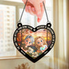A Mother's Love Lasts Forever - Family Personalized Window Hanging Suncatcher Ornament - Mother's Day, Gift For Mom, Daughter