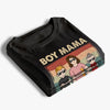 From Son Up To Son Down - Family Personalized Custom Unisex T-shirt, Premium T-shirt, Hoodie - Mother's Day Gift For Mom, Daughter, Son