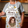 Everything Tastes Better In Mom's Kitchen - Family Personalized Custom Apron - Mother's Day, Gift For Mom, Grandma