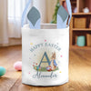 A Basket Full Of Joy And Candy - Family Personalized Custom Bunny Basket, Tote With Bunny Ears - Easter Gift For Kids Egg Hunt, Family Members