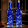 My Heart Still Whispers Your Name - Memorial Personalized Custom Blue Bottle Lamp - Sympathy Gift For Pet Owners, Pet Lovers