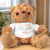 A Hug Full Of Affirmations - Family Personalized Custom Teddy Bear Plush - Gift For Family Members