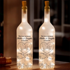First My Mother, Forever My Friend - Family Personalized Custom Bottle Lamp - Mother's Day, Gift For Mom, Daughter