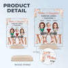 Mother And Daughters, Together Always - Family Personalized Custom Rectangle Shaped Acrylic Plaque - Mother's Day, Gift For Mom, Daughter