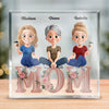 Love That Stands The Test Of Time - Family Personalized Custom Square Shaped Acrylic Plaque - Mother's Day, Gift For Mom, Daughter