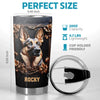 Furry Guardian At Your Service - Dog Personalized Custom 3D Inflated Effect Printed Tumbler - Gift For Pet Owners, Pet Lovers