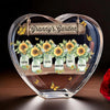 Life Is Better With Grandma - Family Personalized Custom 3D Crystal Heart Shaped - Mother's Day, Gift For Mom, Grandma