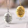 Custom Photo You Left Paw Prints On My Heart - Memorial Personalized Custom Locket Necklace - Sympathy Gift For Pet Owners, Pet Lovers