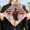 This Queen Finally Got Her Crown - Family Personalized Custom Graduation Cap - Graduation Gift For Family Members, Siblings, Brothers, Sisters