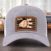 Together, We're Unstoppable - Family Personalized Custom Leather Patch Hat - Father's Day, Gift For Dad, Grandpa