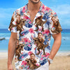 Custom Photo Some Call It Chaos, I Call It A Beach Trip - Funny Personalized Custom Unisex Tropical Hawaiian Aloha Shirt - Summer Vacation Gift, Gift For Family Members, Best Friends, Siblings, Travel Lovers