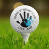 My First Hero With The Best Swing - Family Personalized Custom Golf Ball - Father's Day, Gift For Sport Lovers, Sport Players, Dad, Grandpa