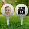 Custom Photo Master Of The Dad Course - Family Personalized Custom Golf Ball - Father's Day, Gift For Sport Lovers, Sport Players, Dad, Grandpa