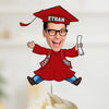 Custom Photo Sweet Success, One Bite At A Time - Family Personalized Custom Cake Toppers - Graduation Gift For Family Members, Siblings, Brothers, Sisters, Best Friends
