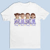 Love Grows Here - Family Personalized Custom Unisex T-shirt, Premium T-shirt, Hoodie - Mother's Day, Gift For Mom, Grandma
