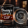 From The Reasons You Drink - Family Personalized Custom Whiskey Glass With Bottom And Side Engraving - Father's Day, Gift For Dad, Grandpa