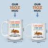 I Love Treats, I Love Playtime But I Love You The Most - Dog Personalized Custom Mug - Father's Day, Mother's Day, Gift For Pet Owners, Pet Lovers