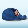 Grandpa And His Stars - Family Personalized Custom Hat, All Over Print Classic Cap - Father's Day, Gift For Dad, Grandpa