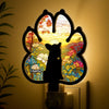 Forever In My Heart - Memorial Personalized Custom Wood And Acrylic Night Light - Sympathy Gift For Pet Owners, Pet Lovers