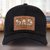 Custom Photo Thanks For Loving Me At My Messiest - Dog & Cat Personalized Custom Leather Patch Hat - Father's Day, Gift For Pet Owners, Pet Lovers