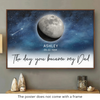 The Days You Became Our Dad - Family Personalized Custom Horizontal Poster - Father's Day, Gift For Dad, Grandpa