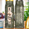 Fist Bumps Forever Squad - Family Personalized Custom Bullet Tumbler - Father's Day, Gift For Dad, Grandpa