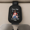 You’re Lucky, Admit It - Couple Personalized Custom Leather Car Visor - Gift For Husband Wife, Anniversary
