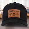 Proud Creator Of Chaos Since Birth - Family Personalized Custom Leather Patch Hat - Father's Day, Gift For Dad, Grandpa