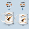 My poop, Your Proud Moment - Dog Personalized Custom Mug - Father's Day, Gift For Pet Owners, Pet Lovers