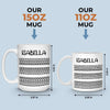 Go Crazy With Me - Friend Personalized Custom Hidden Message Mug - Gift For Best Friends, Sisters, Family Members, Coworkers