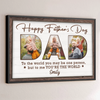 Custom Photo You Make Our World Complete - Family Personalized Custom Horizontal Poster - Father's Day, Gift For Dad, Grandpa