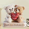 Love Cuddled Up In One Hug - Couple Personalized Custom Acrylic Plaque Custom Shape - Gift For Husband Wife, Anniversary