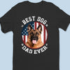 Custom Photo My Heart Beats Dog - Dog & Cat Personalized Custom Unisex T-shirt, Premium T-shirt, Hoodie - Father's Day, Gift For Dad, Pet Owners, Pet Lovers